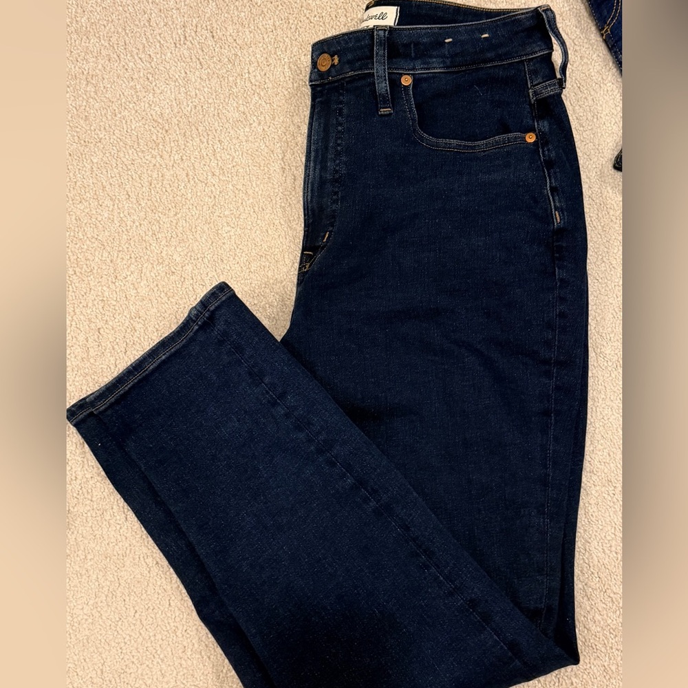 Madewell Women's Curvy Perfect Vintage Jeans - Dark Blue - 30
